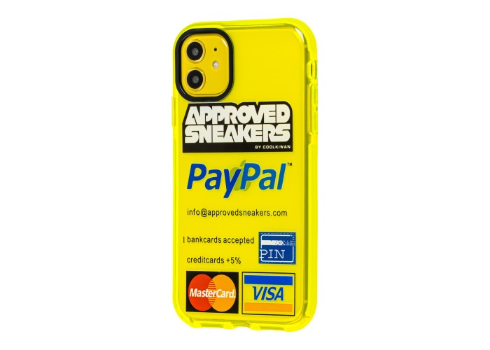 Чехол для iPhone 11 Neon print PayPal