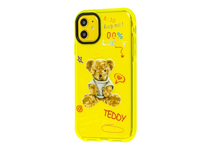 Чехол для iPhone 11 Neon print Teddy