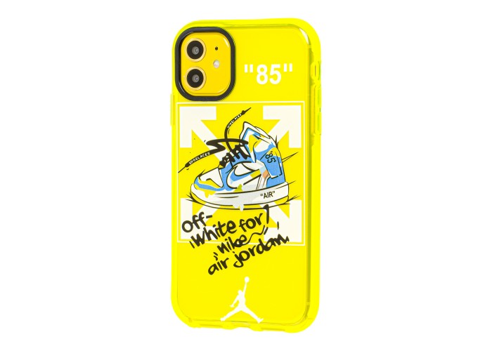 Чехол для iPhone 11 Neon print air sneakers