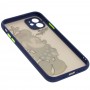 Чехол для iPhone 11 Picture shadow matte minnie mouse / dark blue