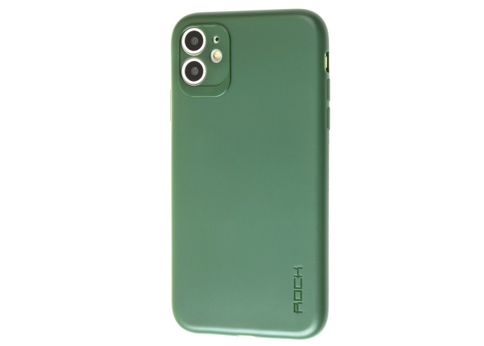 Чехол для iPhone 11 Rock soft матовый зеленый