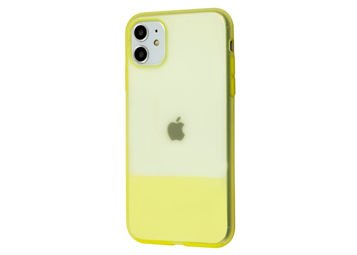 Чехол для iPhone 11 Shadow Slim lemon yellow