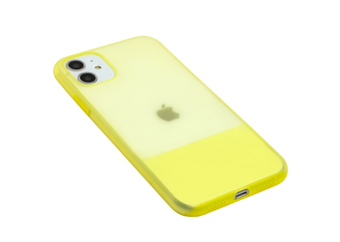 Чехол для iPhone 11 Shadow Slim lemon yellow