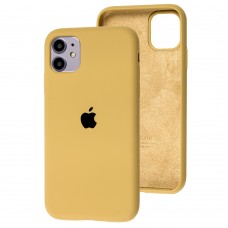 Чехол для iPhone 11 Silicone Full caramel