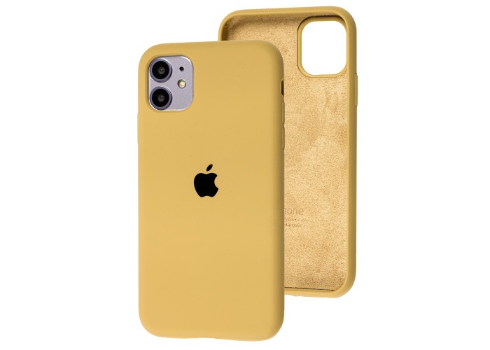 Чехол для iPhone 11 Silicone Full caramel