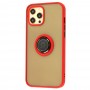 Чехол для iPhone 12 Pro Max LikGus Edging Ring красный
