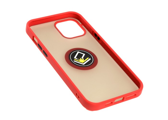 Чехол для iPhone 12 Pro Max LikGus Edging Ring красный