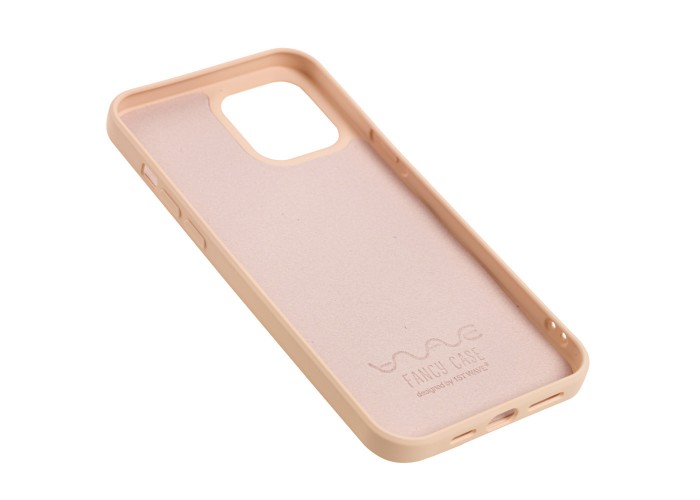 Чехол для iPhone 12 Pro Max Wave Fancy playful cat / pink sand