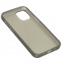 Чехол для iPhone 12 mini High quality silicone 360 черный / прозрачный
