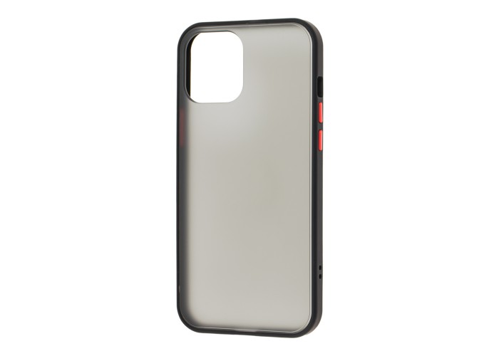 Чехол для iPhone 12 mini LikGus Maxshield черный / красный