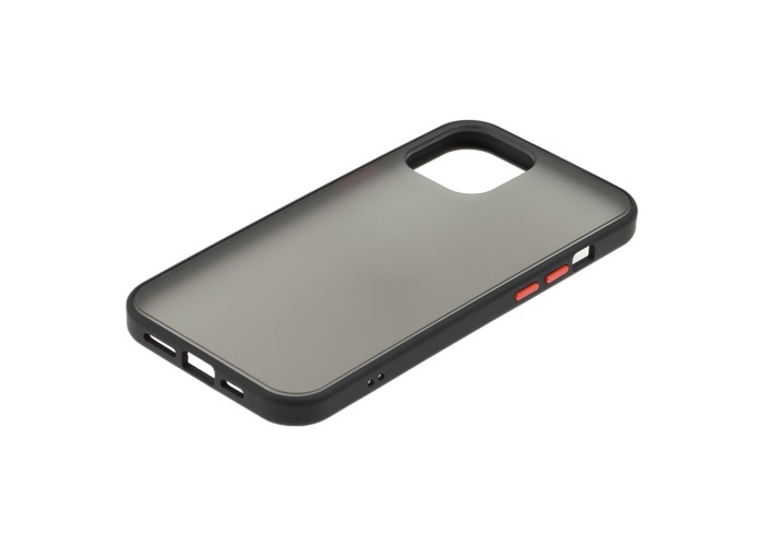 Чехол для iPhone 12 mini LikGus Maxshield черный / красный