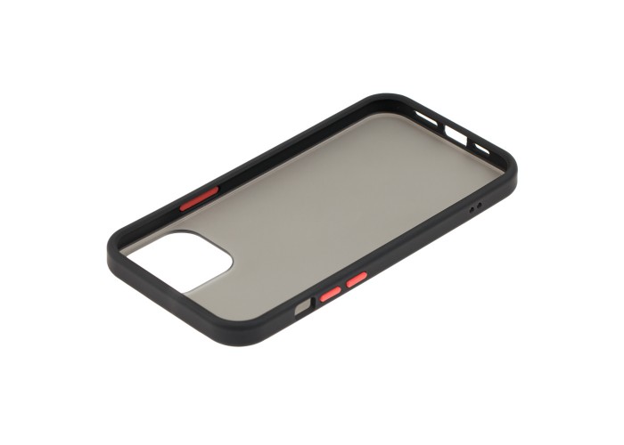 Чехол для iPhone 12 mini LikGus Maxshield черный / красный