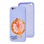 Чехол для iPhone 6 / 6s Wave Fancy summer mood / light purple