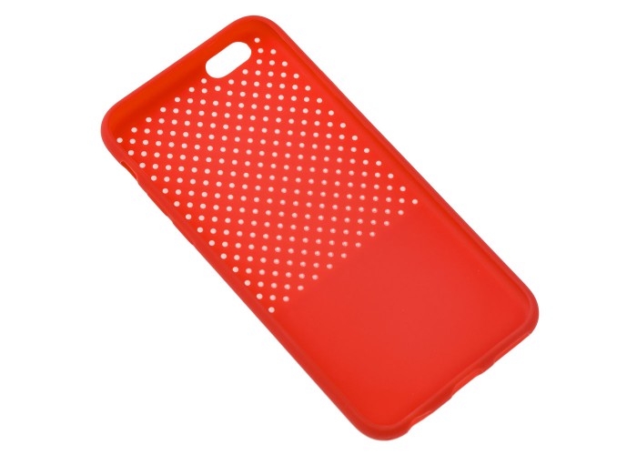 Чехол для iPhone 6 сетка красный