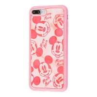 Чехол для iPhone 7 Plus /8 Plus Mickey Mouse ретро розовый