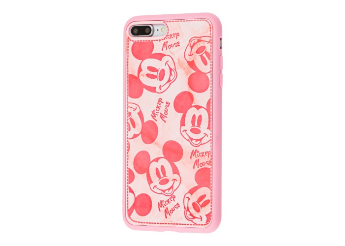 Чехол для iPhone 7 Plus /8 Plus Mickey Mouse ретро розовый
