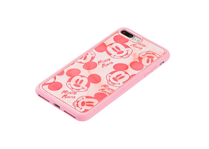 Чехол для iPhone 7 Plus /8 Plus Mickey Mouse ретро розовый