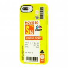 Чехол для iPhone 7 Plus / 8 Plus Acid Yellow cinema ticket