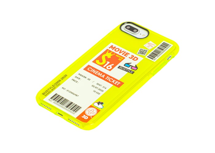 Чехол для iPhone 7 Plus / 8 Plus Acid Yellow cinema ticket