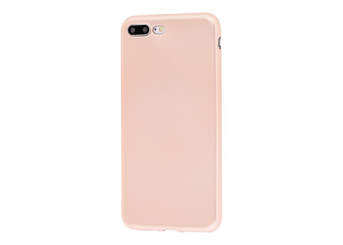 Чехол для iPhone 7 Plus / 8 Plus TPU Soft matt розовый
