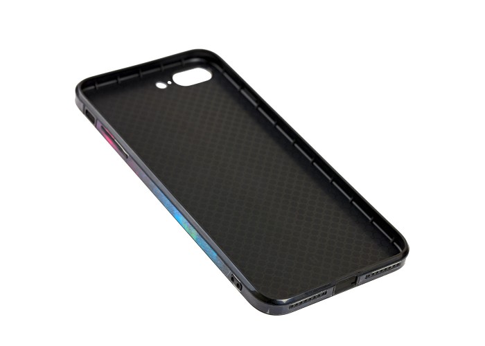 Чехол для iPhone 7 Plus / 8 Plus glass космос