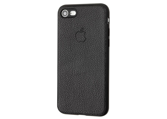Чехол для iPhone 7 / 8 Leather cover черный