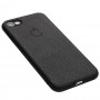 Чехол для iPhone 7 / 8 Leather cover черный