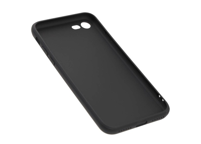 Чехол для iPhone 7 / 8 Leather cover черный