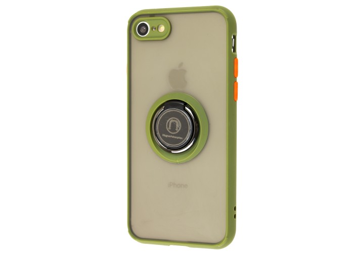 Чехол для iPhone 7 / 8 LikGus Edging Ring зеленый