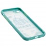 Чехол для iPhone 7 / 8 Picture shadow matte Donald Duck бирюзовый
