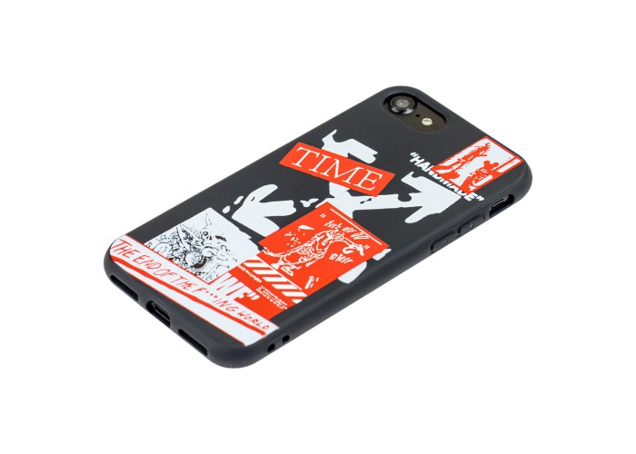 Чехол для iPhone 7 / 8 Smoothy print off-white time