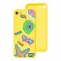 Чехол для iPhone 7 / 8 / SE2 Wave Fancy omg wow lol / yellow