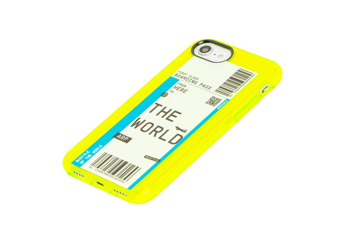 Чехол для iPhone 7 / 8 / SE 2 Acid Yellow the world