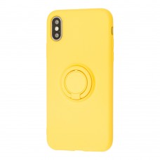 Чехол для iPhone X / Xs ColorRing желтый