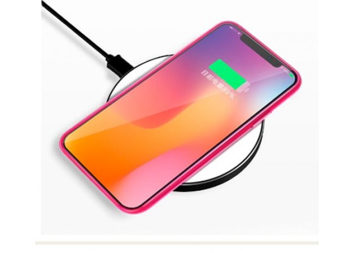 Чехол для iPhone X / Xs X-Level Rainbow розовый