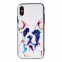 Чехол для iPhone X / Xs акварель 
