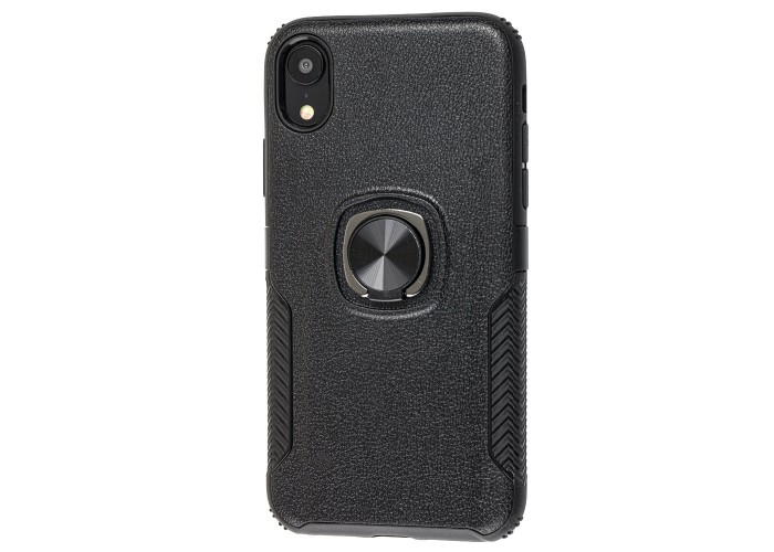 Чехол для iPhone Xr Deen техно черный