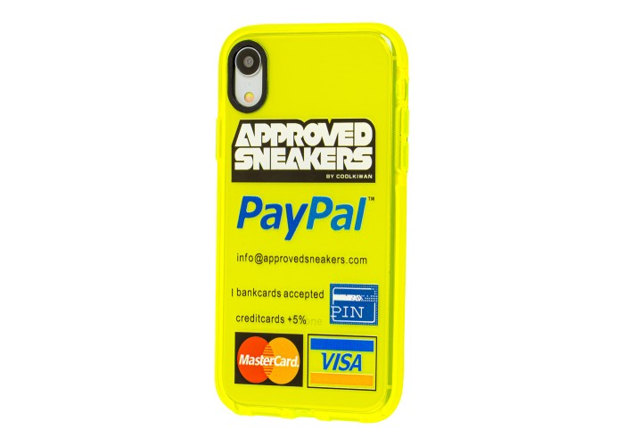 Чехол для iPhone Xr Neon print PayPal