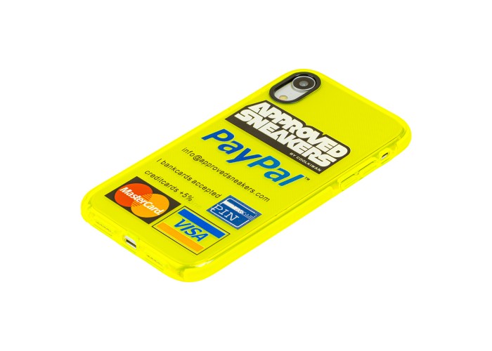 Чехол для iPhone Xr Neon print PayPal