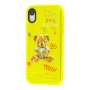 Чехол для iPhone Xr Neon print Teddy