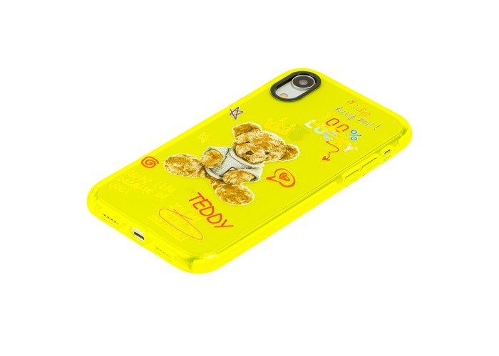 Чехол для iPhone Xr Neon print Teddy