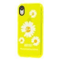 Чехол для iPhone Xr Neon print artist