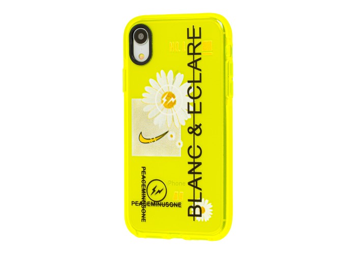 Чехол для iPhone Xr Neon print blanc