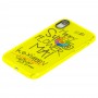Чехол для iPhone Xr Neon print happy