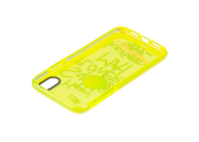 Чехол для iPhone Xr Neon print happy