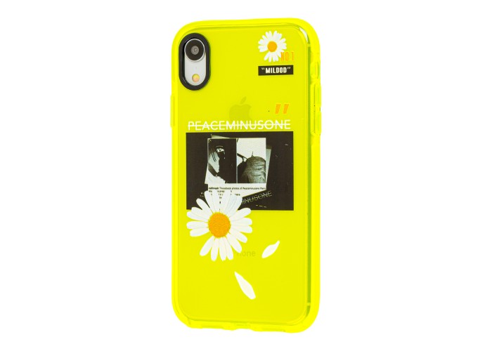 Чехол для iPhone Xr Neon print ромашка