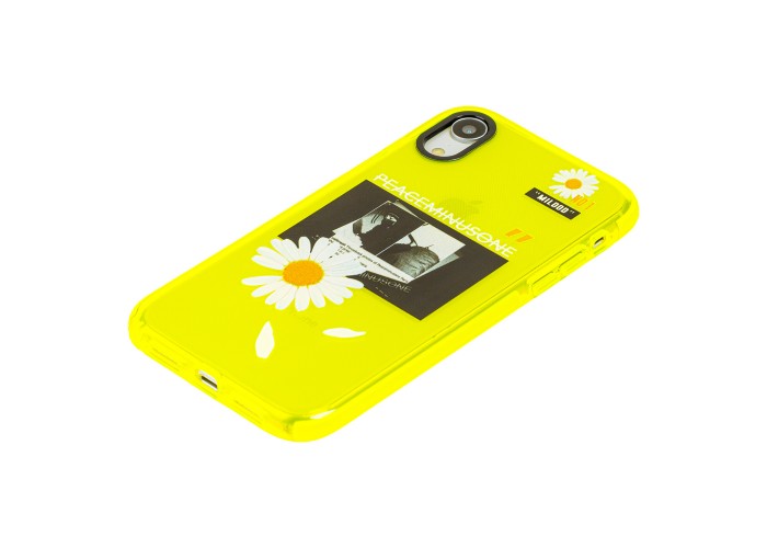 Чехол для iPhone Xr Neon print ромашка