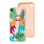 Чехол для iPhone Xr Wave Fancy girl go wild / pink sand