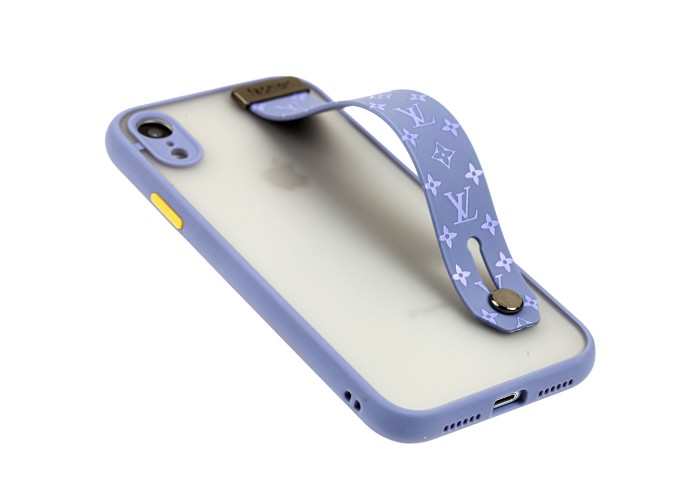 Чехол для iPhone Xr WristBand LV лавандовый