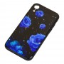 Чехол для iPhone Xr glass роза